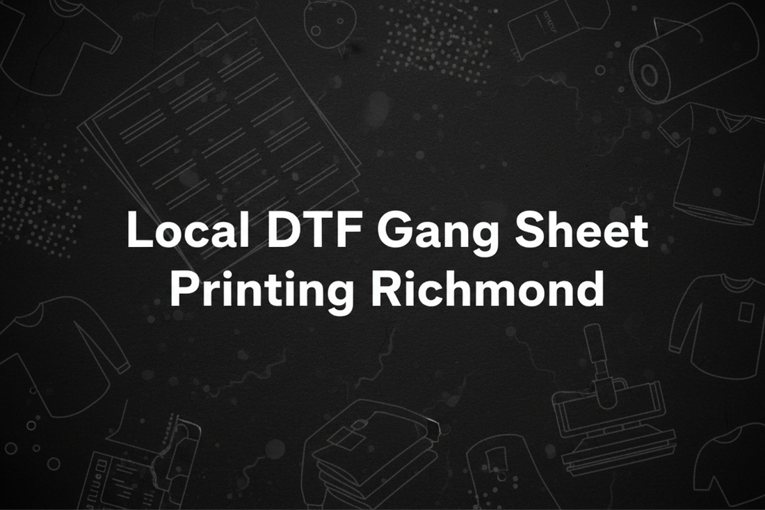 Local DTF gang sheet printing Richmond